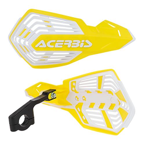 Acerbis X-Future Vented MX Handguards White Yellow Husqvarna TC 450 2002 - 2010